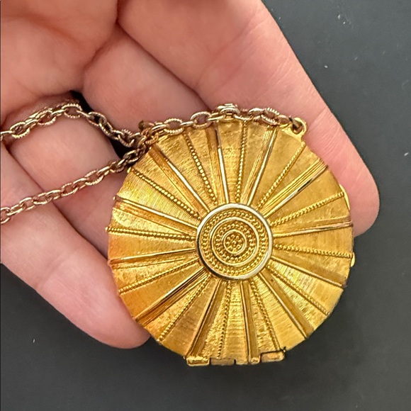 Estee Lauder Perfume Necklace with Blue Stone - Picture 4 of 4